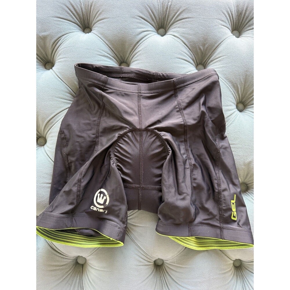 Canari Gel Spandex Black Padded Cycling Shorts Small